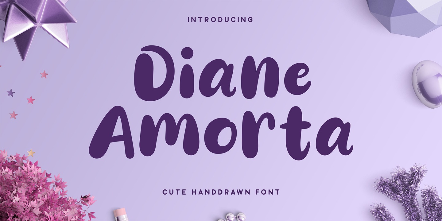 Beispiel einer Diane Amorta-Schriftart #1